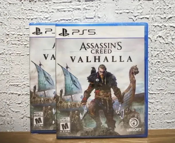 Assassins Creed Valhalla Ps5 Lacrado (Aceitamos seu jogo usado com pagamento)