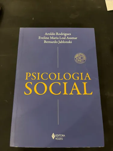 Livro Psicologia Social - Aroldo Rodrigues, Evelyne Assmar, Bernardo Jablonski