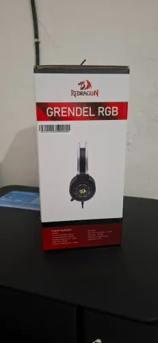 Headset Gamer Redragon Grandel Rgb Preto Usb H314-rgb Preto