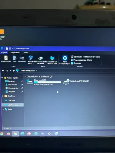 Notebook Samsung - 8GB RAM, HD 500GB - Funcionando tudo - R$ 480