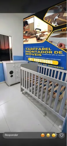 Montador de móveis. 