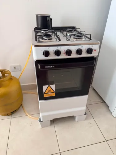 Fogão Esmaltec 4 bocas com forno 50L