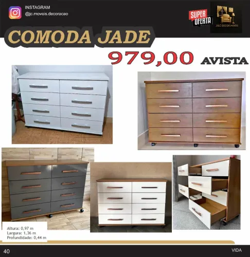 Cômoda Jade 