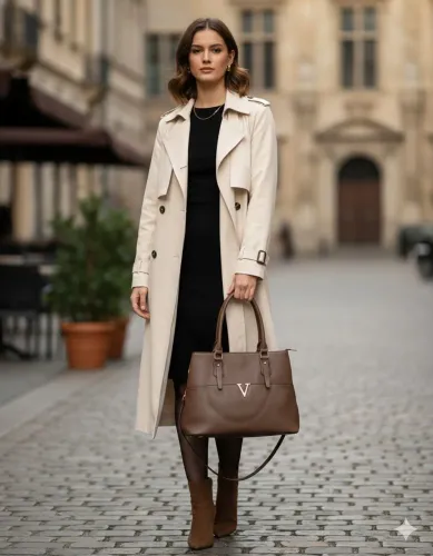 Bolsa Grande com 2 Ziperes - Catarina