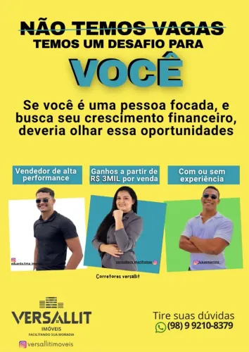 TEMOS VAGAS