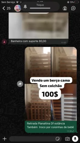 Vendo esse berço cama