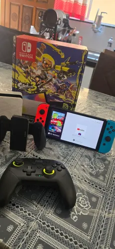 NINTENDO SWITCH OLED DESBLOQUEADO 256GB