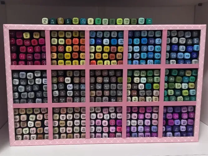 Marcadores de Álcool Touch + Organizador