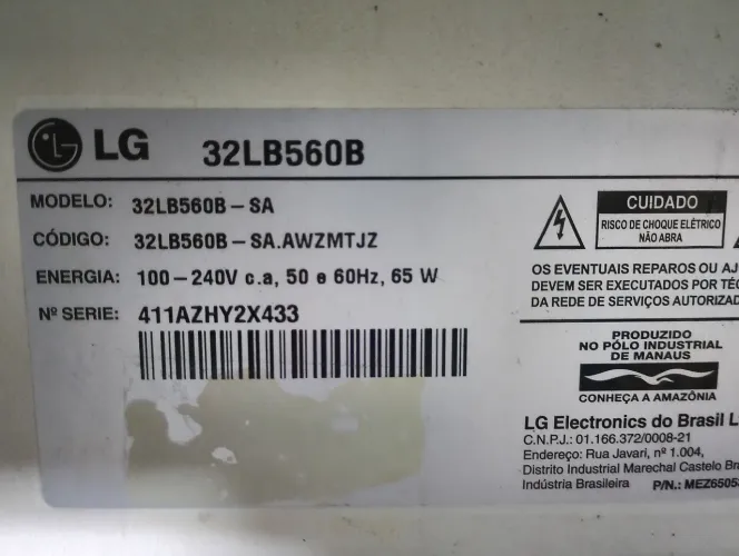 TV LG 32 " led não Smart perfeito estado ! LEIAM 