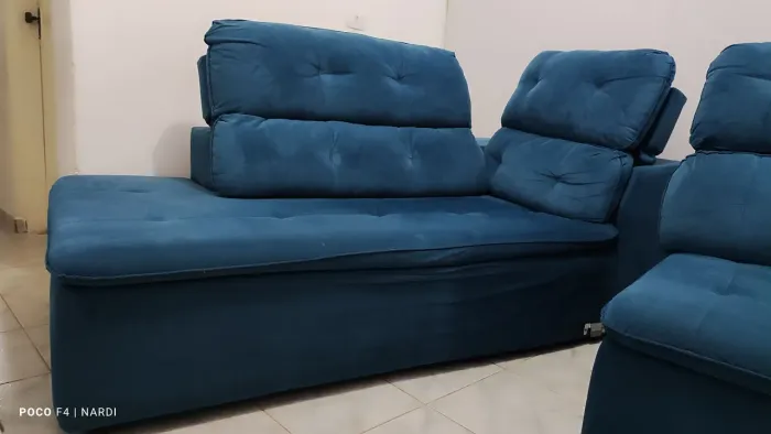 Sofá reclinável