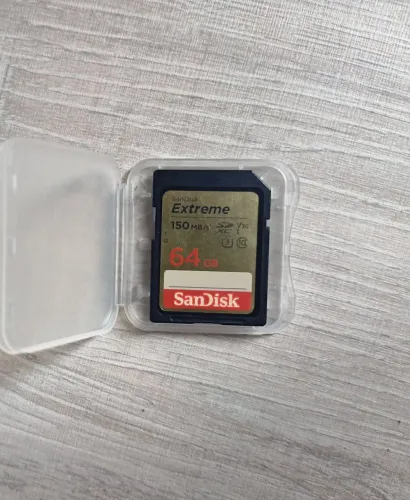 Cartão SanDisk Extreme 64gb