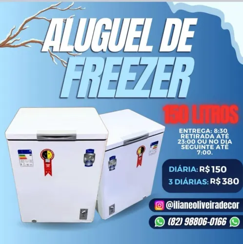 Aluguel de freezer