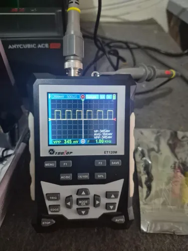 Osciloscópio digital portátil ET 120M 120Hz 1 canal