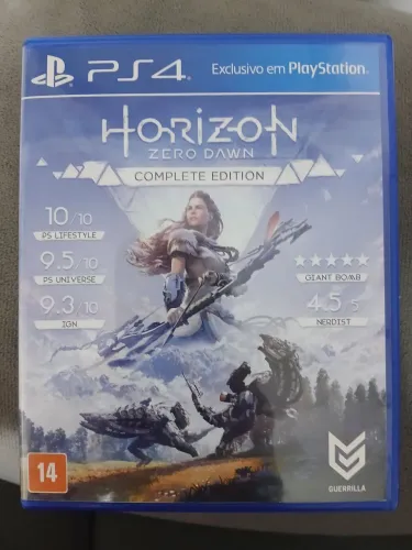 Horizon Zero Dawn - PS4 - EDIÇÃO CAPA AZUL