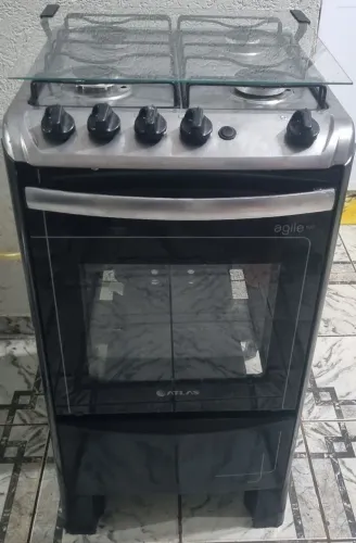 Fogão Atlas linha agile top funcionando perfeitamente valor $299 reais