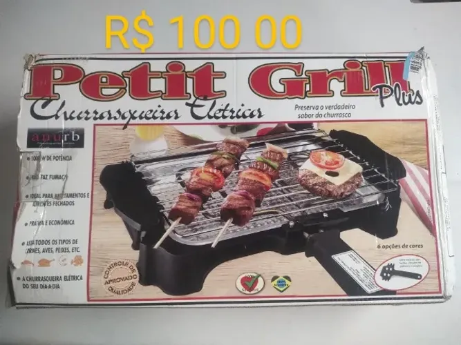 Churrasqueira elétrica 1000w