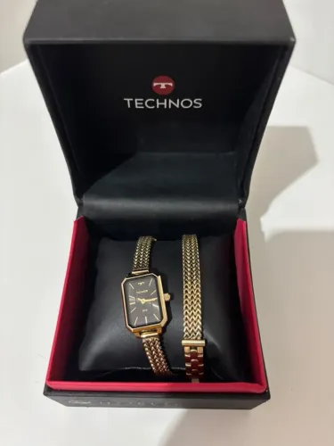 Relógio Technos Feminino Mini Dourado