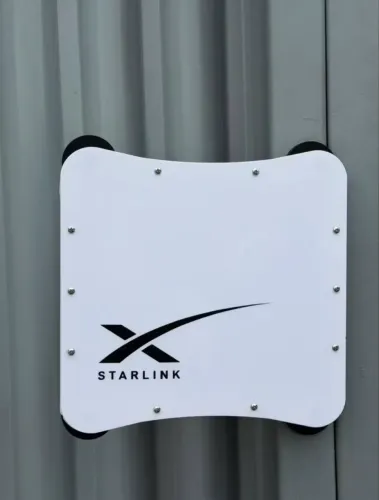 Case Suporte Veícular Externo p/ Teto Starlink Mini Com Imãs 66mm Emborrachados