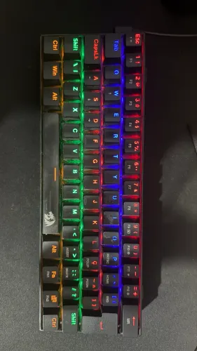 Teclado mecânico red dragon 