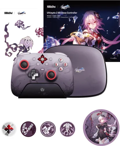 8BitDo Ultimate 2 Controle Honkai: Star Rail - Evernight - Novo Lacrado - Entregamos