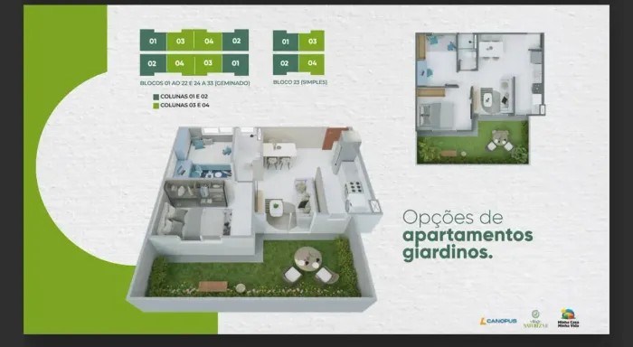 Imóvel para venda tem 40 metros quadrados com 1 quarto em Conjunto Maiobao - Paço do Lumia