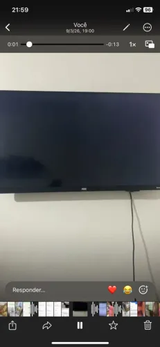 Tv com defeito