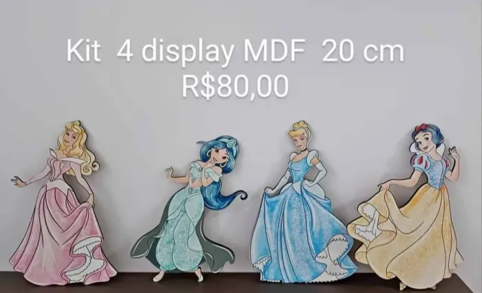 Display MDF personagem disney