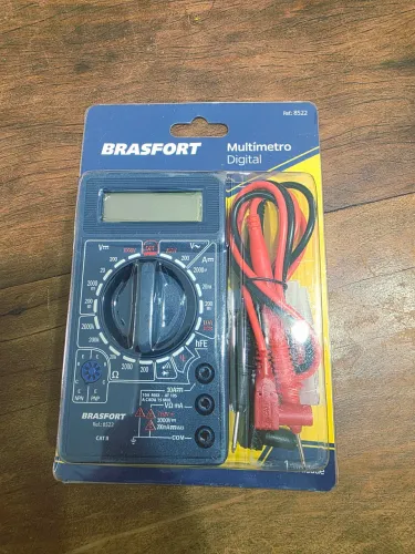 MULTIMETRO DIGITAL BRASFORT 8522<br><br>MULTIMETRO DIGITAL BRASFORT 8522