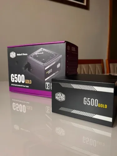 Fonte Cooler Master G500 Gold 500W 80 Plus Gold - Completa na Caixa