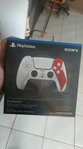 CONTROLE PS5 DUALSENSE EDIÇÃO LIMITADA GOD OF WAR LACRADO