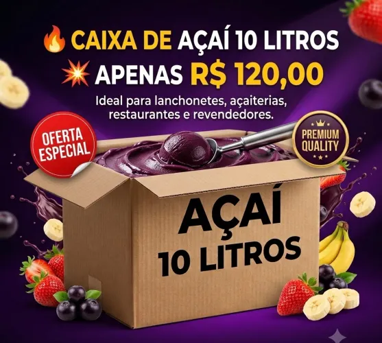 Açaí 10 Litros 
