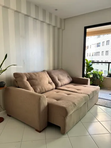 SOFÁ TOK&STOK 3 LUGARES | RETRÁTIL E RECLINÁVEL | R$ 1.900