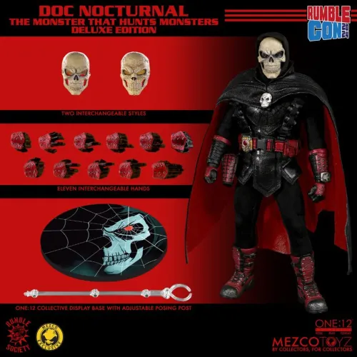 Mezco Toyz One:12 Collective Rumble Society Doc Nocturnal The monster that hunts monsters