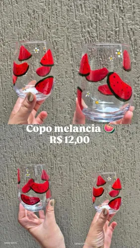 Copo de melancia 