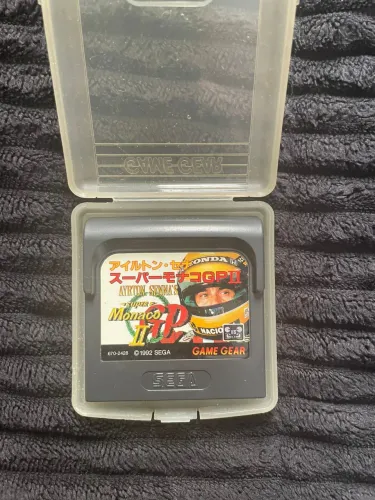 Fita game gear ayrton senna Original Japonesa