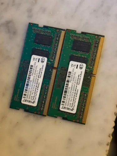 Kit Memória RAM Notebook 8GB (2x4GB) DDR4 3200MHz SMART Original Dell