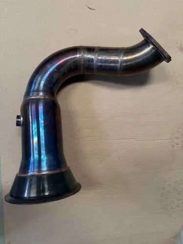 ESCAPAMENTO DOWNPIPE INOX AUDI Q8/PORSCHE CAYENNE 3.0T