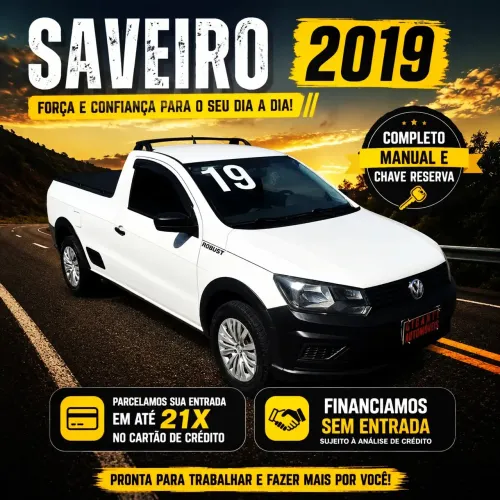 Volkswagen Saveiro Robust 1.6 Total Flex 8V 2019