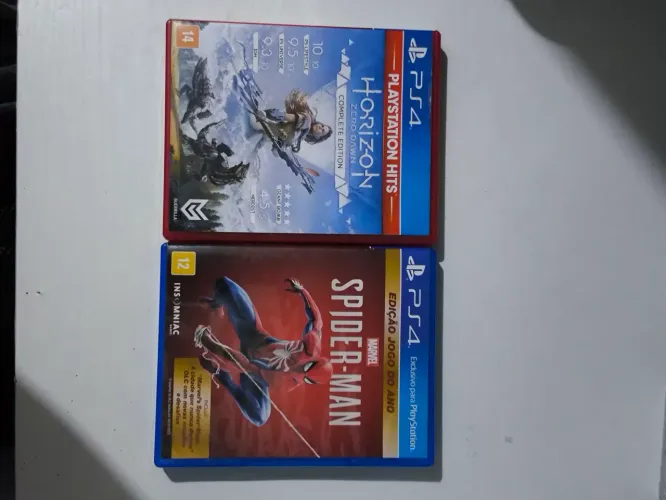 Jogos PS4 Horizon zero dawn + Spiderman