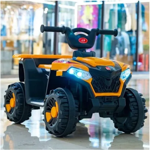 Quadriciclo Elétrico Infantil 6v Zippy Toys Com Farol Laranja 127/220v