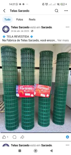 Tela soldada fortinet Belgo verde