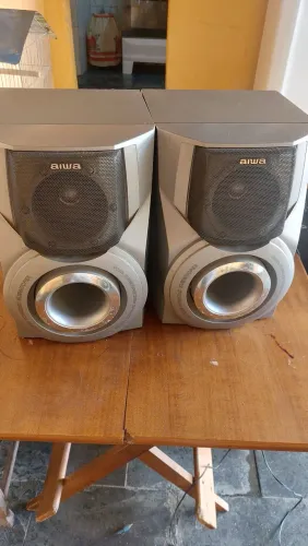 Par de caixa som aiwa origianais