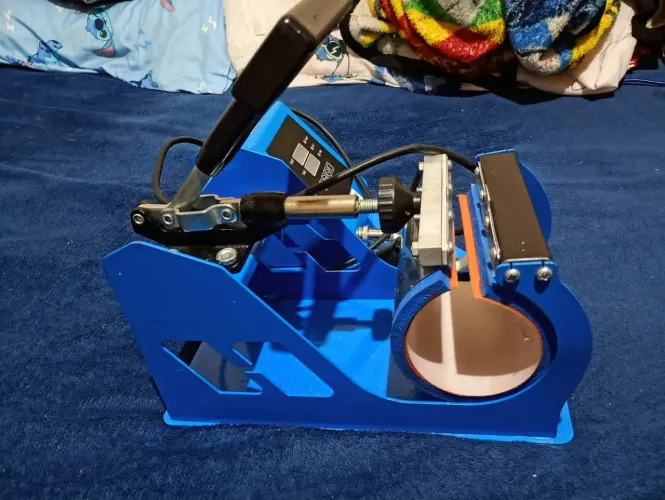 Máquina de estampar copos da compacta print
