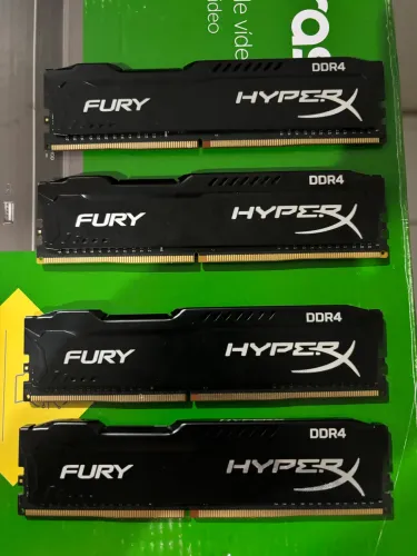 Memórias RAM DDR4 HyperX Fury (4GB e 8GB) - Vendo separadas ou em Kit