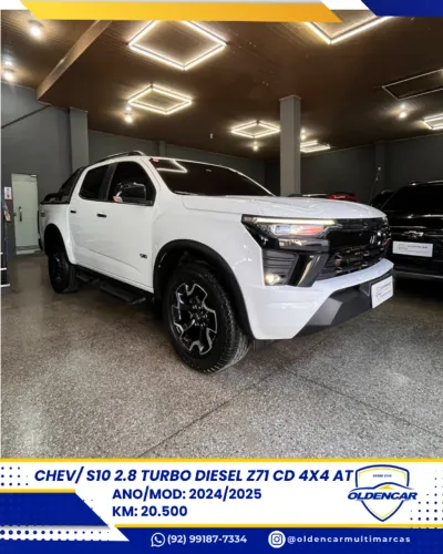 Chevrolet S10 Pick-up Z71 2.8 TDI 4X4 CD Dies. AUT 2025