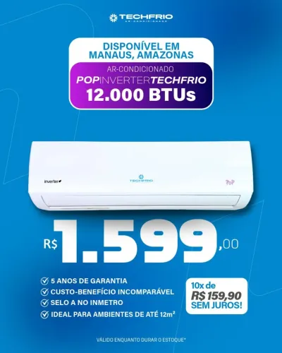 SPLITS 12 MIL BTUS NOVO NA CAIXA