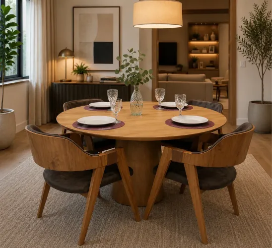 Mesa 4 Cadeiras 21x de 299,00 FRETE GRÁTIS