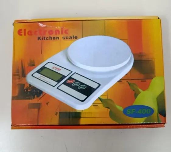 Balança Digital de Cozinha, SF-400, Até 10 kg, Escala 1 grama