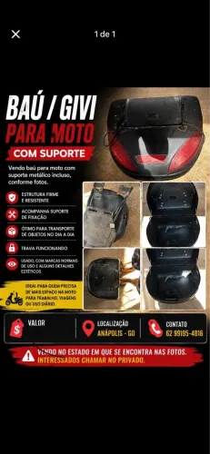 Baú de moto