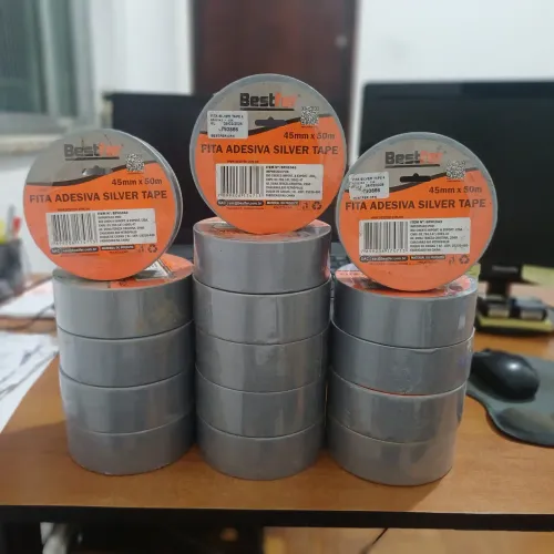 Fita adesiva silver tape 